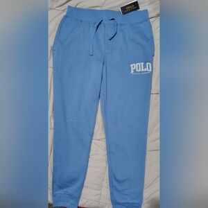 Polo Ralph Lauren Blue Logo Jogger Sweatpants  Size Medium NWT